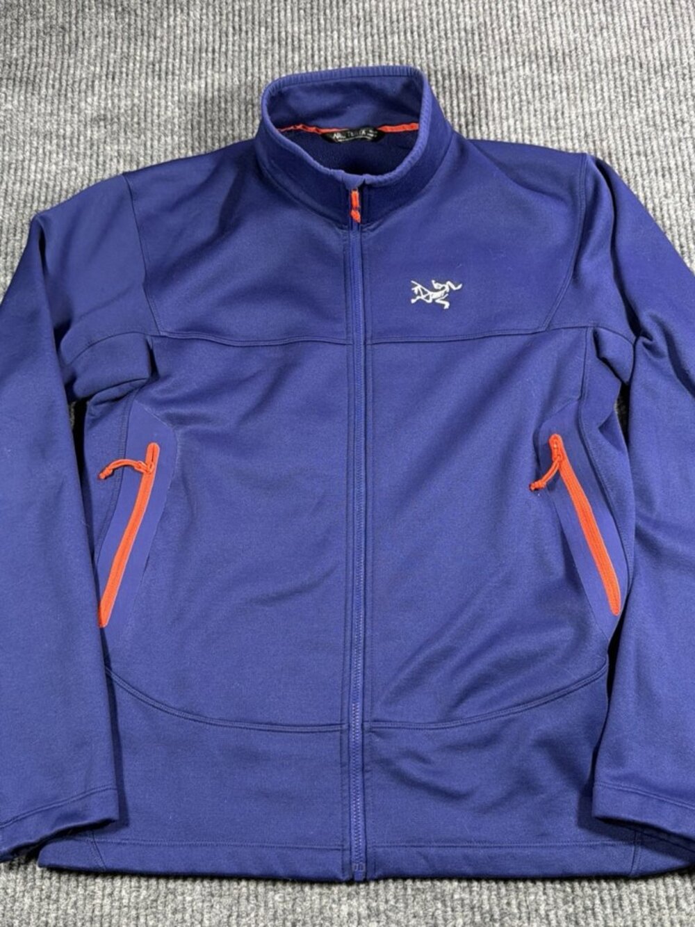 Arc'teryx Arenite Soft Shell Stretch Fleece Full Zip Jacket Men's Medium Purple